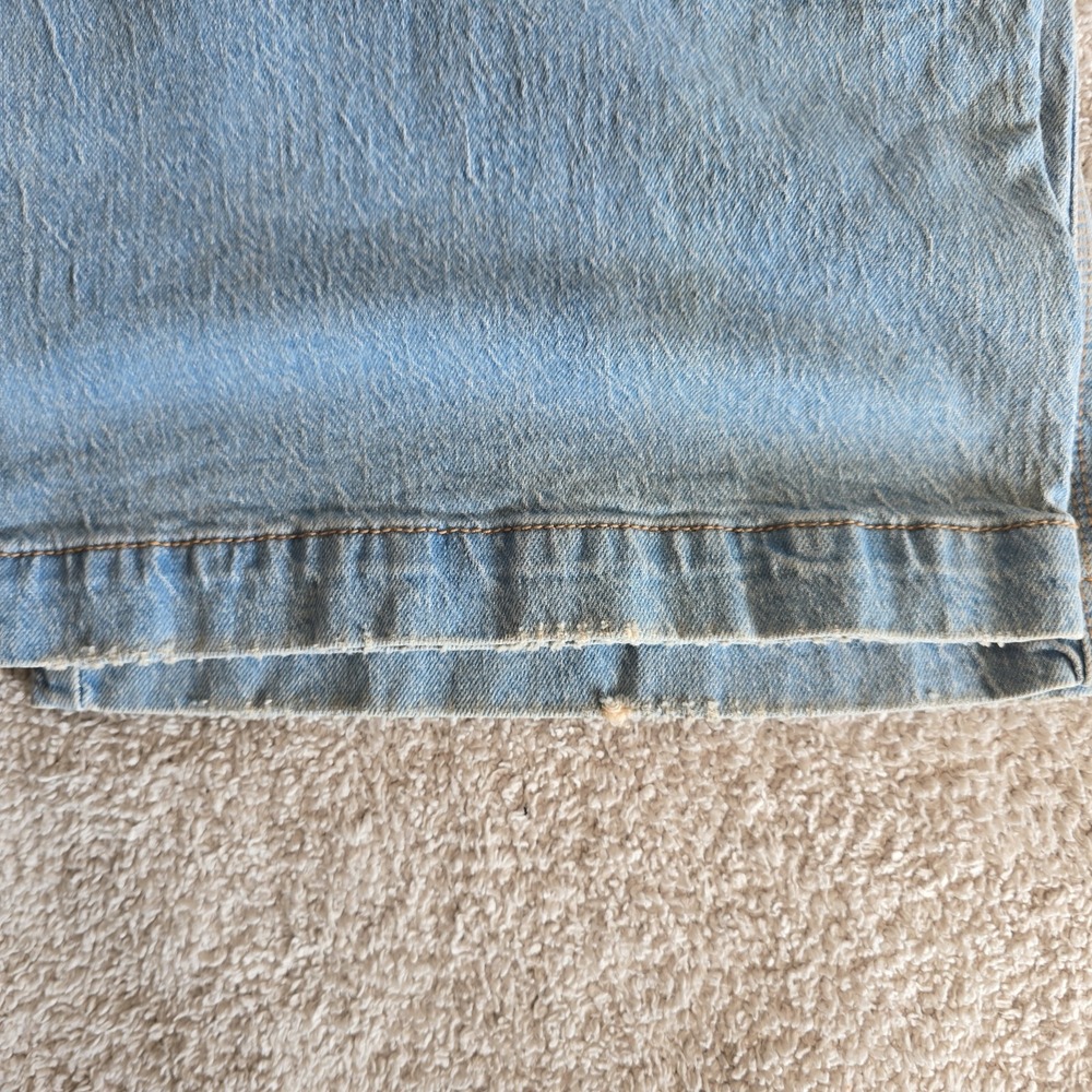 No Boundaries Women's Wide Leg Denim Jeans Light Enzyme With Tint Size 12 NWT - Picture 14 of 14